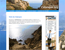 Tablet Screenshot of calanque.org